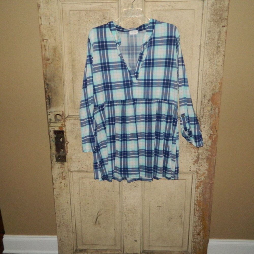 HER She Plaid Top Size 2XL (TT-50)